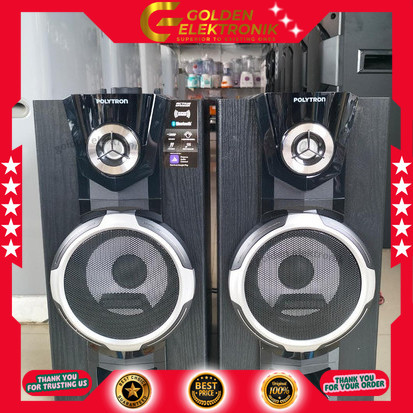 SPEAKER AKTIVE POLYTRON PAS-8F12 PAS 8F12 USB XBR BLUETOOTH 8 INCH