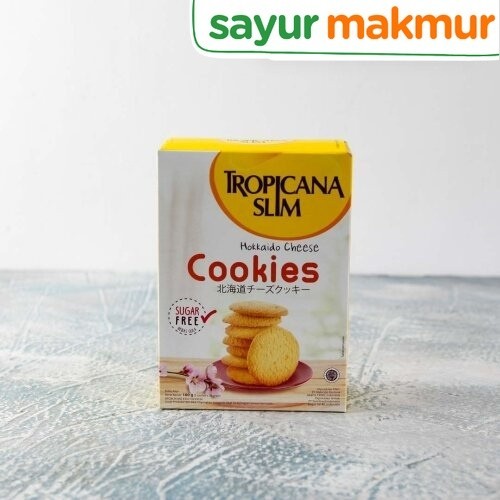 

Tropicana Slim Cookies Hokkaido Cheese 100 gram Sayurmakmur