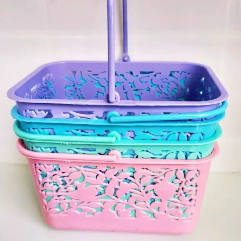 KERANJANG MINI SERBAGUNA KERANJANG SABUN KECIL KERANJANG SERBAGUNA