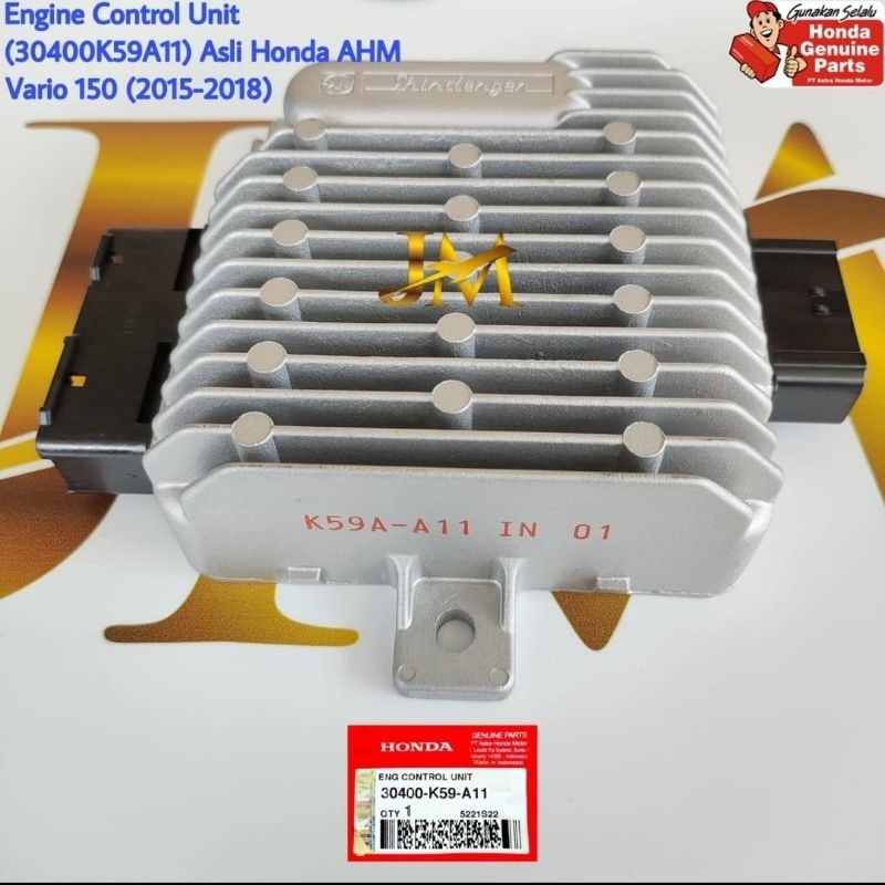 30400K59A11 ECU atau ECM Vario 150 Tahun 2015-2018 Asli atau Ori Honda AHM