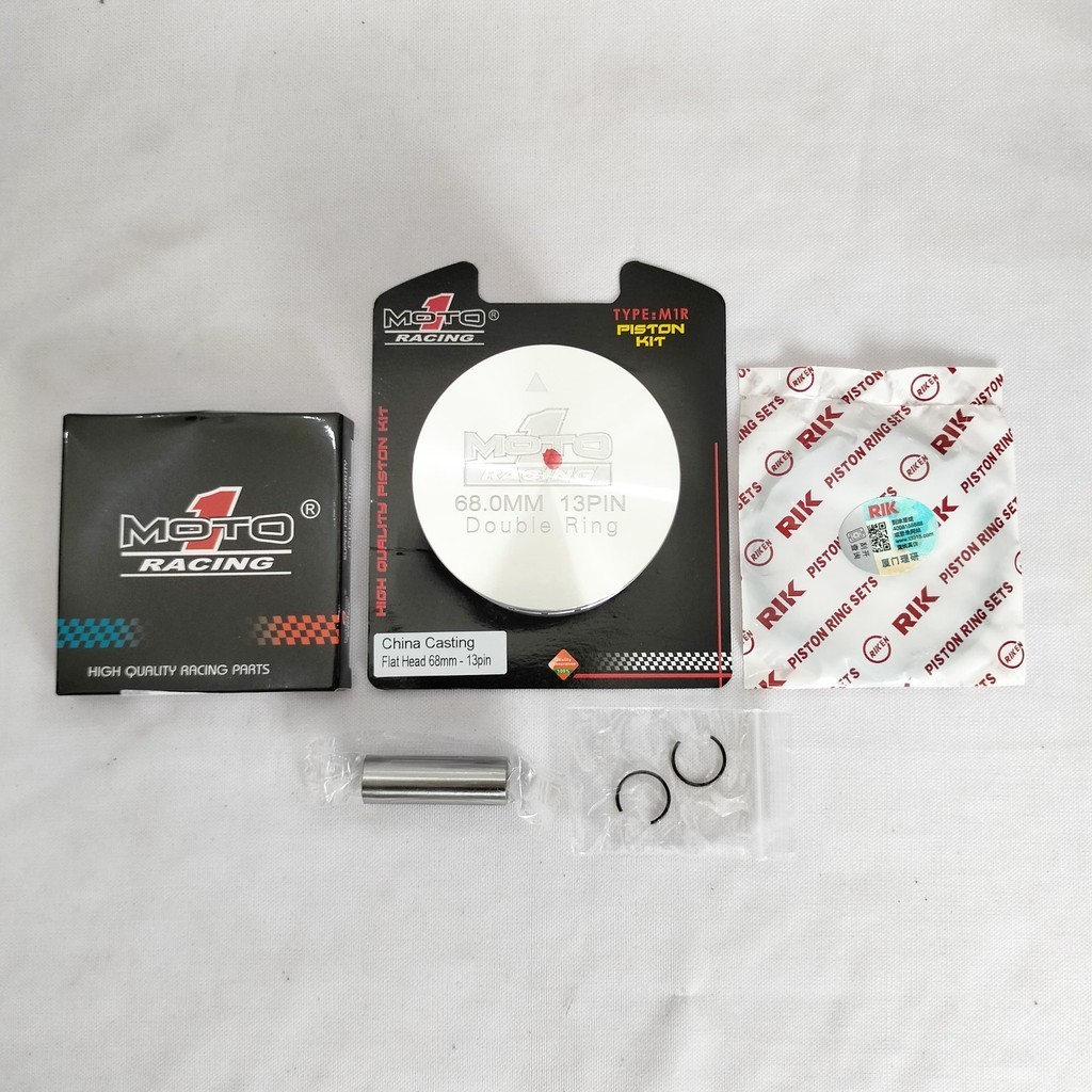 Seher Kit Moto1 Pen 13 Casting Ukuran 54/55,25/55,5/56/58/58,5/59/61/64/65/66/67/68/69/70/72 Piston 