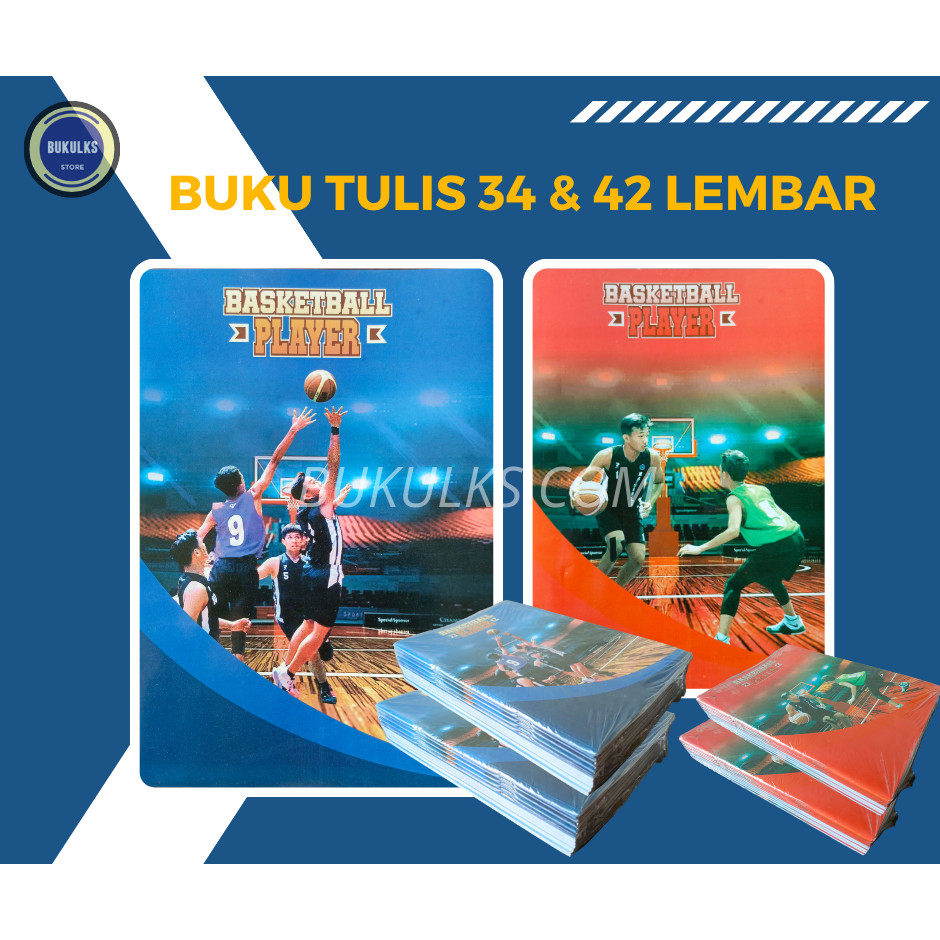 

Buku Tulis Isi 34 & 42 Lembar 1 Pack (10 Pcs) - Original