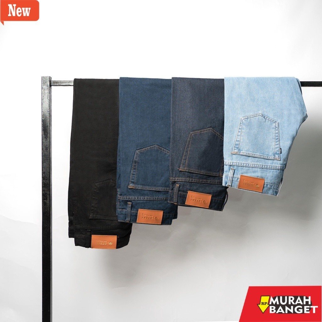Celana denim pria- Otsky X Cavier Celana Jeans Pria All Varian Basic