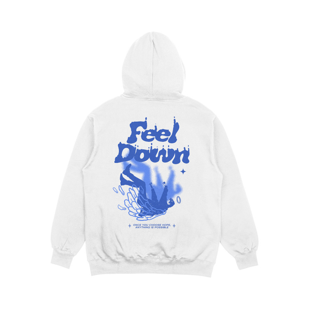 HOODIE HHSCO WHITE FEEL DOWN