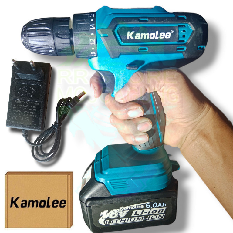 BOR KAMOLEE 10MM BRUSHLESS TANPA CARBON