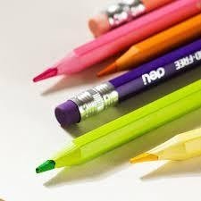 

BobomartX Superwings plastic colored pencils - Deli EC126-12 / EC126-24