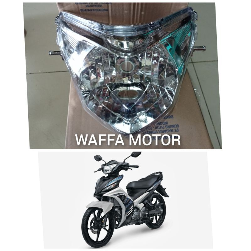 Reflektor + mika Lampu Depan Jupiter MX New 135