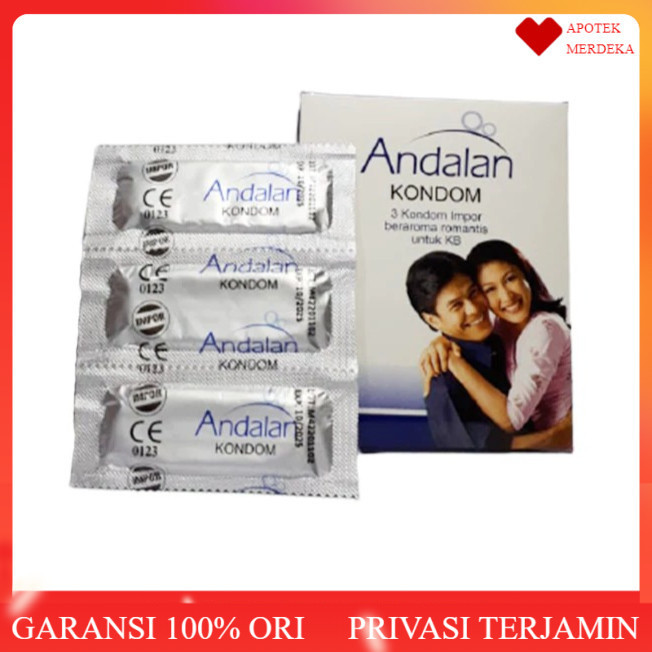 Andalan Kondom Isi 3 Pcs