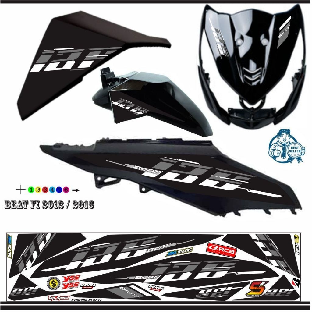 VARIASI STRIPING BEAT FI MOTIF KERENG / VARIASI SIMPLE BEAT PGM FI VARIASI