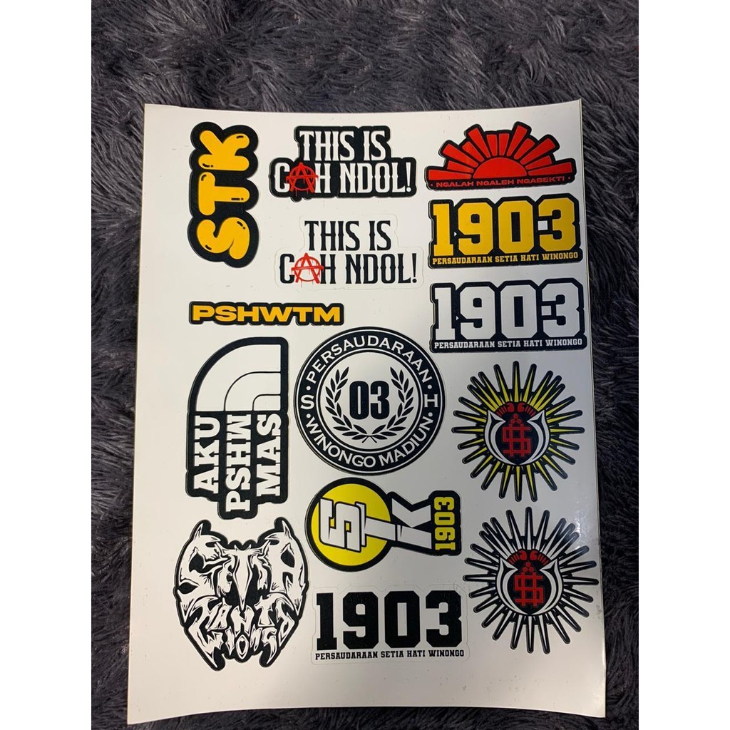 

Stiker PSHW Isi 14 Pcs - Stiker Anti Air - Stiker Pencak Silat
