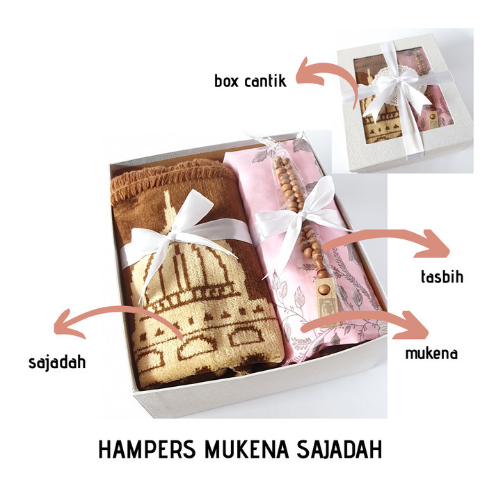 

[New Arrival]Promo!!! HAMPERS KADO ULANG TAHUN CEWEK SET MUKENA SAJADAH FREE TASBIH - TANPA ALQURAN