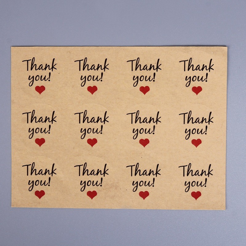 

Stiker Thank You ukuran 3,5 Cm ISI 12 Pcs / Sticker Thank You / Stiker Kraft Label Thank You 3,5 cm Sticker Craft Segel Tag Amplop Ucapan (12 pcs) / Stiker TQ / Label Thank You Q08