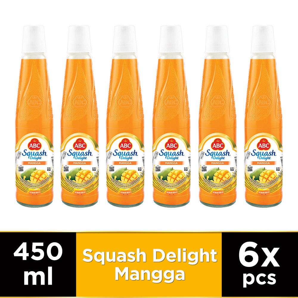 

ABC Sirup Squash Delight Mangga 450 ml - Multi Pack 6 pcs