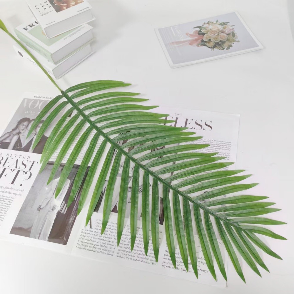 Daun Palem Daun Besi Plastik (satuan) Daun Artificial/Daun Dekorasi/Daun Plastik/Daun Pernikahan