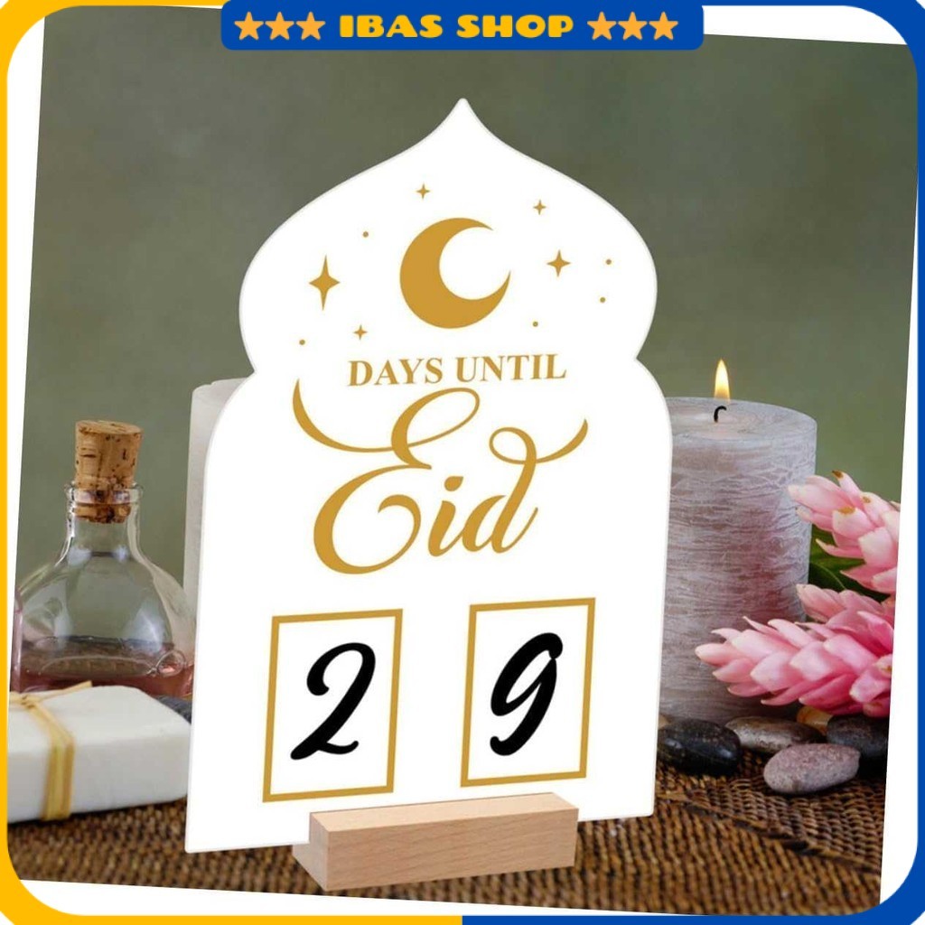 

Kalender Ramadhan Puasa Acrylic Ramadan Calendar Decoration - TK007