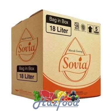 Minyak Sovia 18 Liter / Sovia BIB / Minyak Goreng 18 Liter