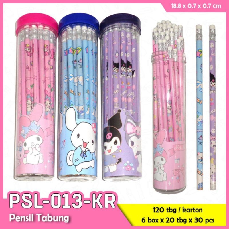 

Pensil Tabung Toples 2B Fancy isi 30pc