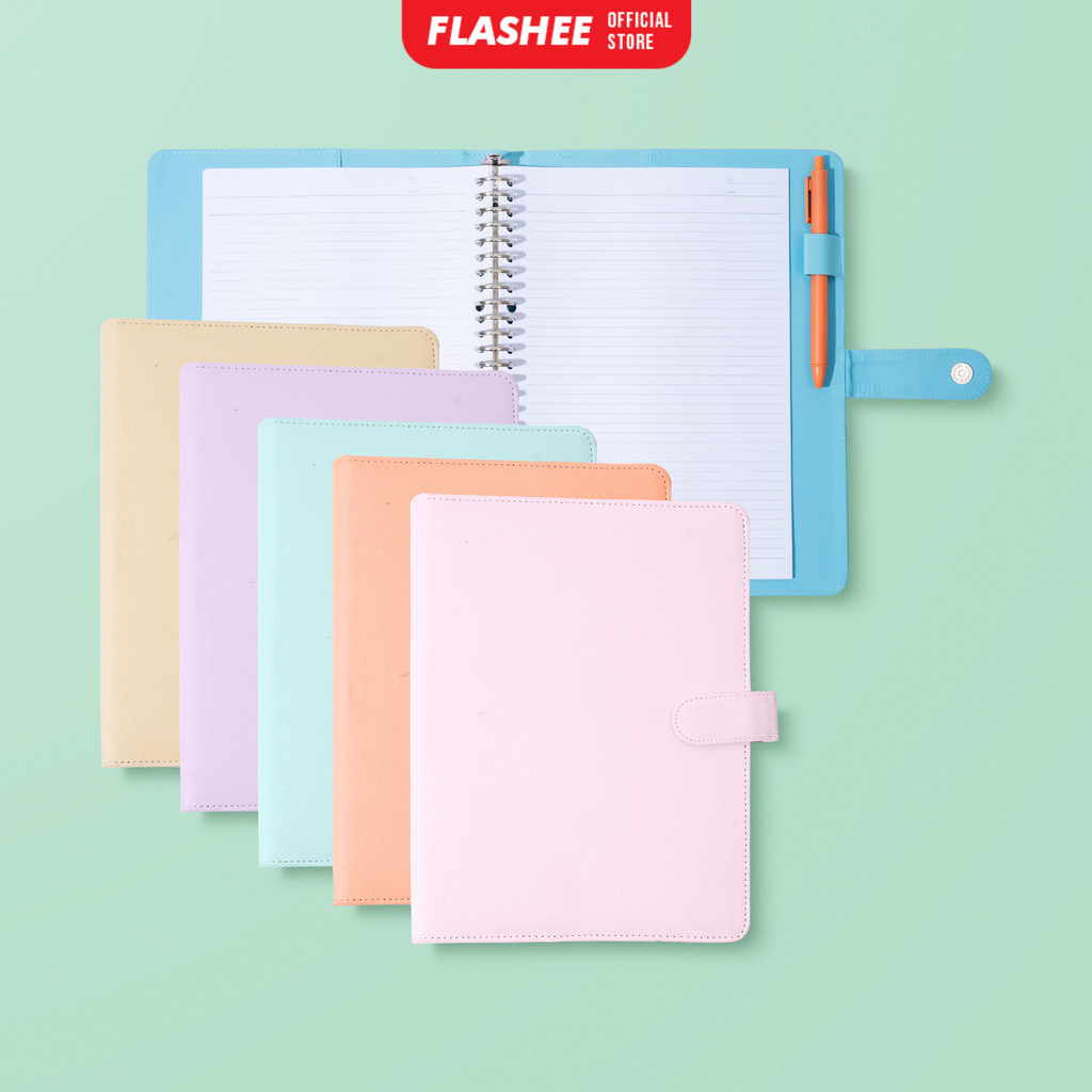 

Binder Warna Pastel B5 26 Ring Binder Kampus Polos Notebook Organizer Buku Sekolah