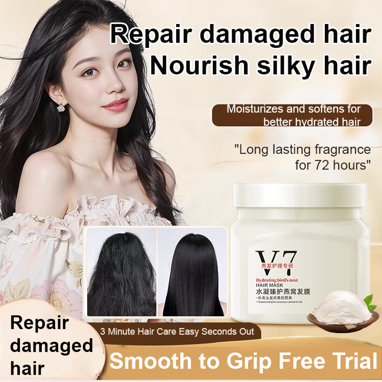 【COD】Perm Savior No Steam Water Gel Smoothing Treatment Hair Mask