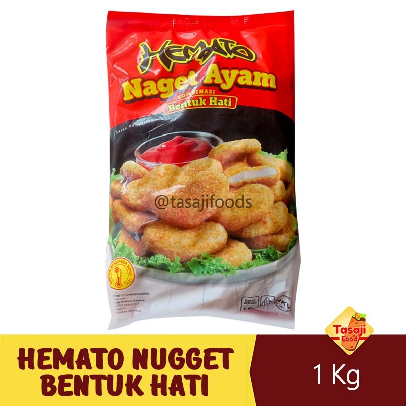 

Hemato Chicken Nugget Bentuk Hati 1 Kg