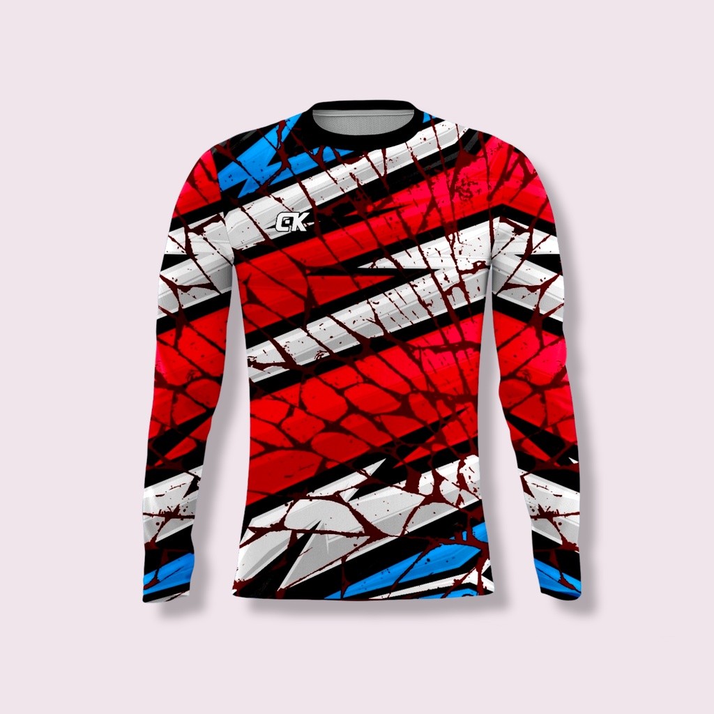 CGK SPORT KAOS OLAHRAGA LENGAN PANJANG BAJU LENGAN PANJANG KAOS LENGAN PANJANG JERSEY SEPEDA PANJANG