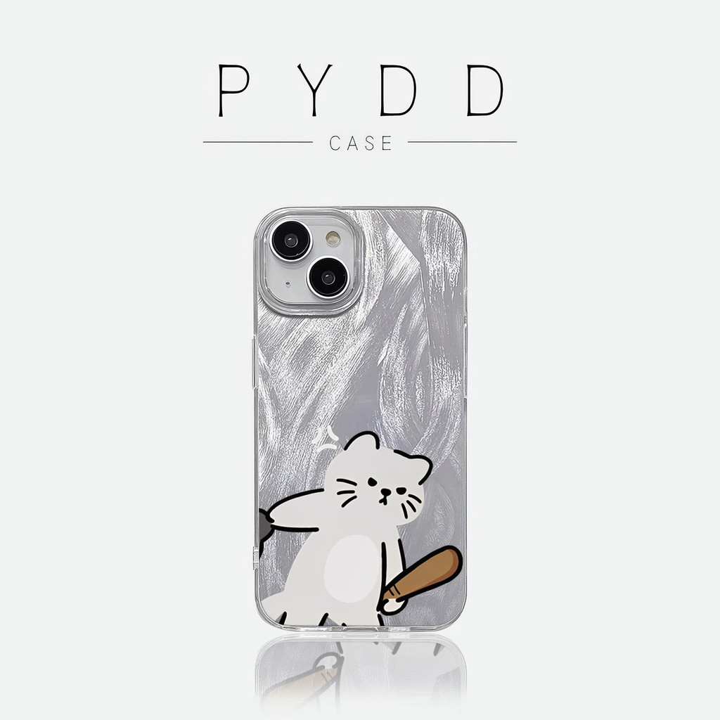 PYDD CASE Perak IMD hard case premium estetik aesthetic Kucing lucu dengan tema Tingkat Kedudukan da