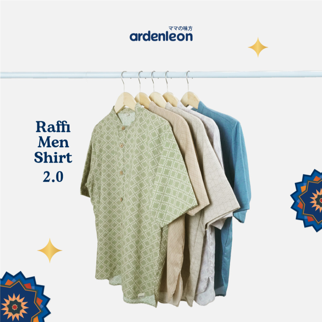 ARDENLEON Atasan Pria Raya Raffi Men Shirt TR
