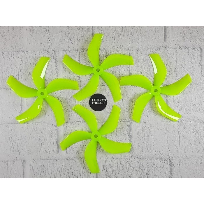 Gemfan D4-5 Ducted 5 Blades 4" Propeller 5mm D4 Lemon Yellow