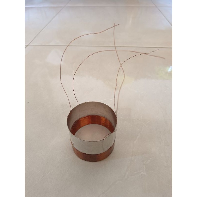 spul spoll speaker diameter 35.5mm dobel koil koker aluminium