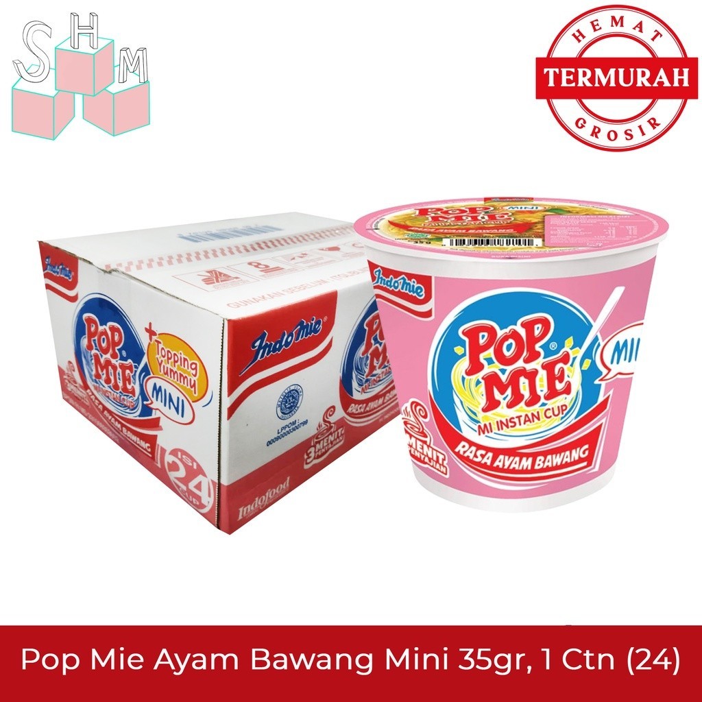 

Pop Mie Ayam Bawang Mini 35gr - 1 Karton 24 pcs