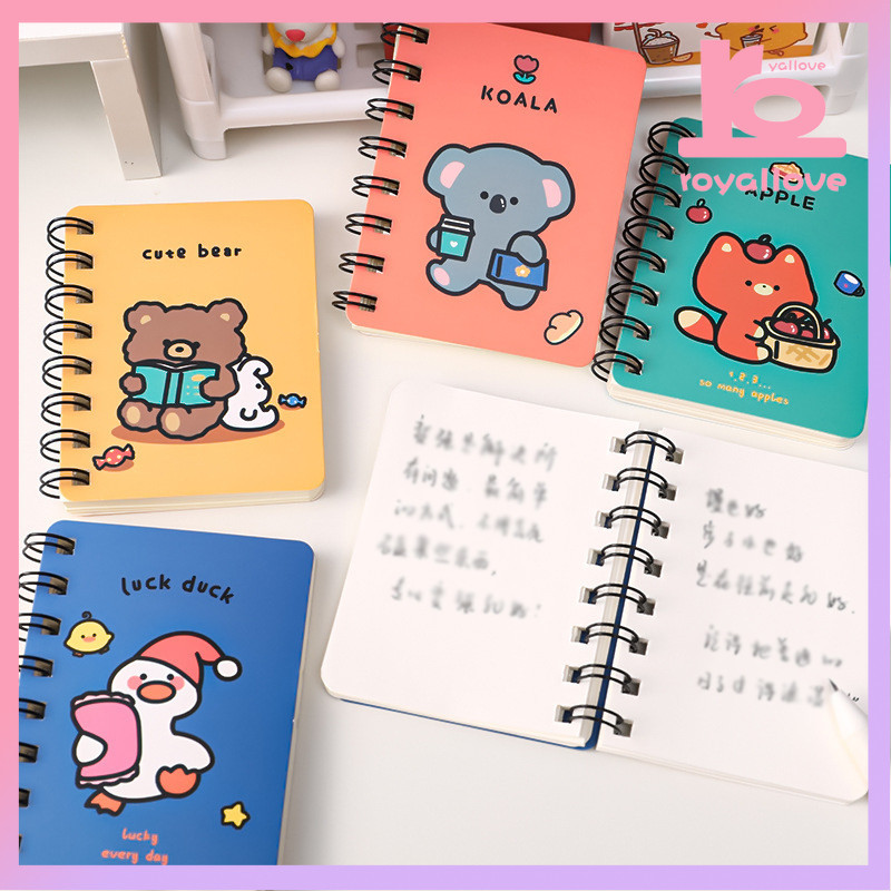 

COD Notebook Kartun Hewan Portabel Diary Alat Tulis Notebook Lucu