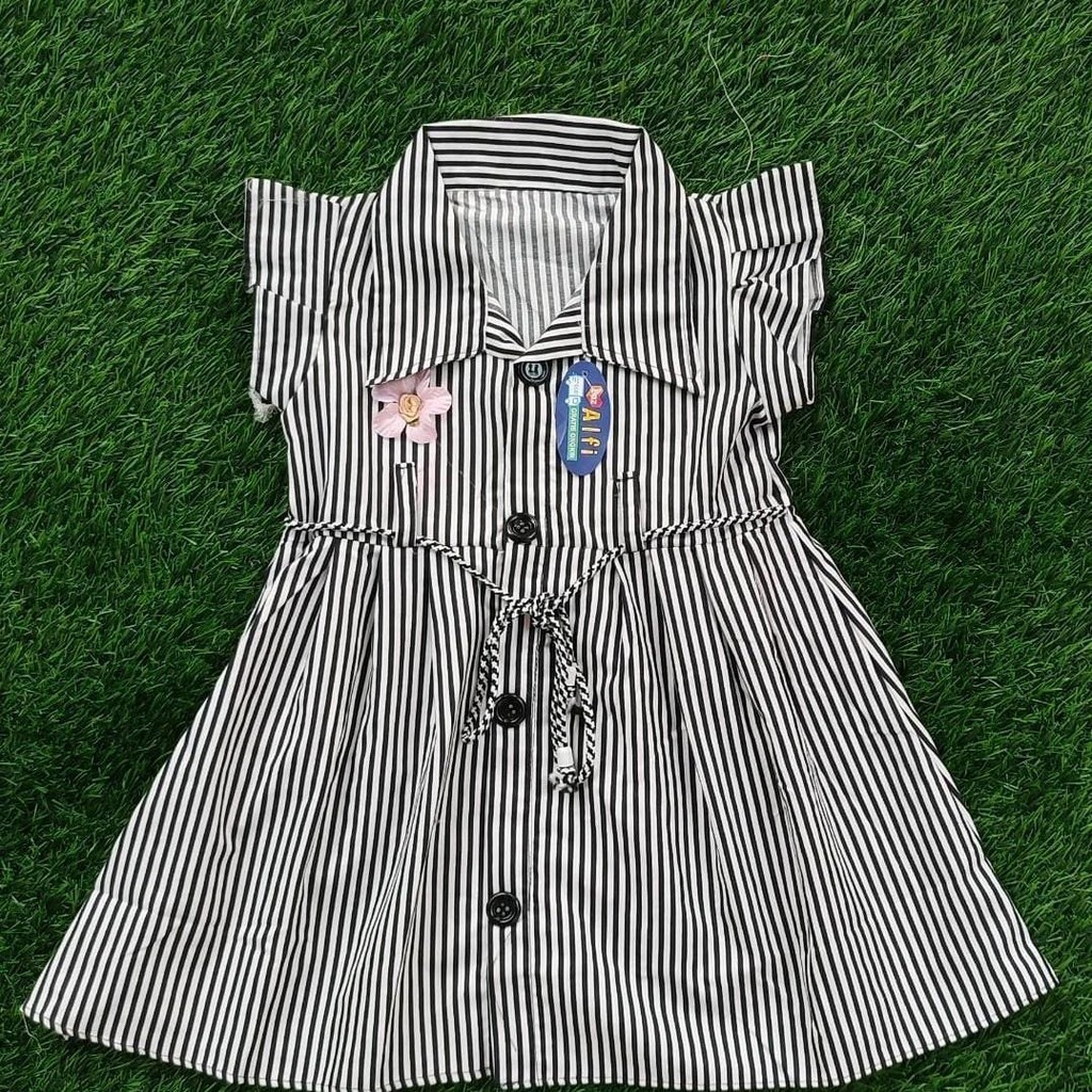 TERBARU Dress anak Dres anak perempuan tali kancing fashion