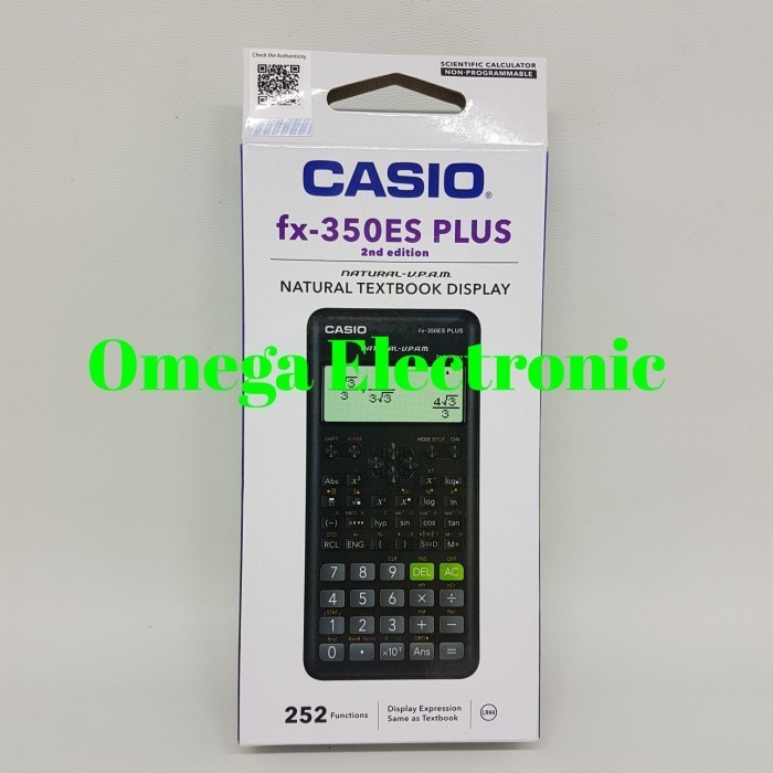 

Casio FX 350 ES PLUS Scientific Calculator Kalkulator Sekolah Kuliah