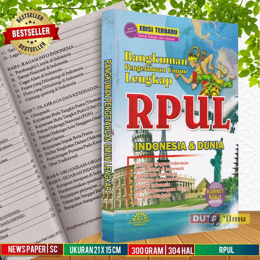Rangkuman Pengetahuan Umum Lengkap ( RPUL ) Indonesia dan Dunia