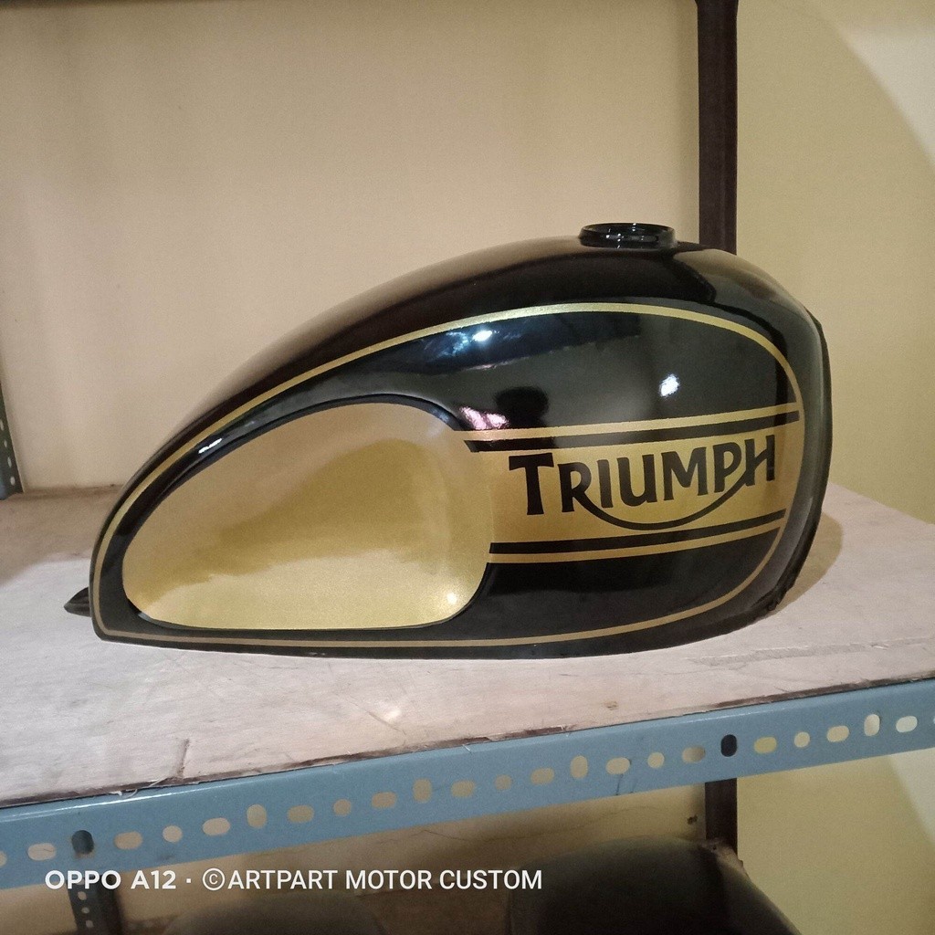 [GM] TANGKI CUSTOM BOBBER TRIUMP MOTOR THUNDER MEGA PRO BYSON SCORPIO
