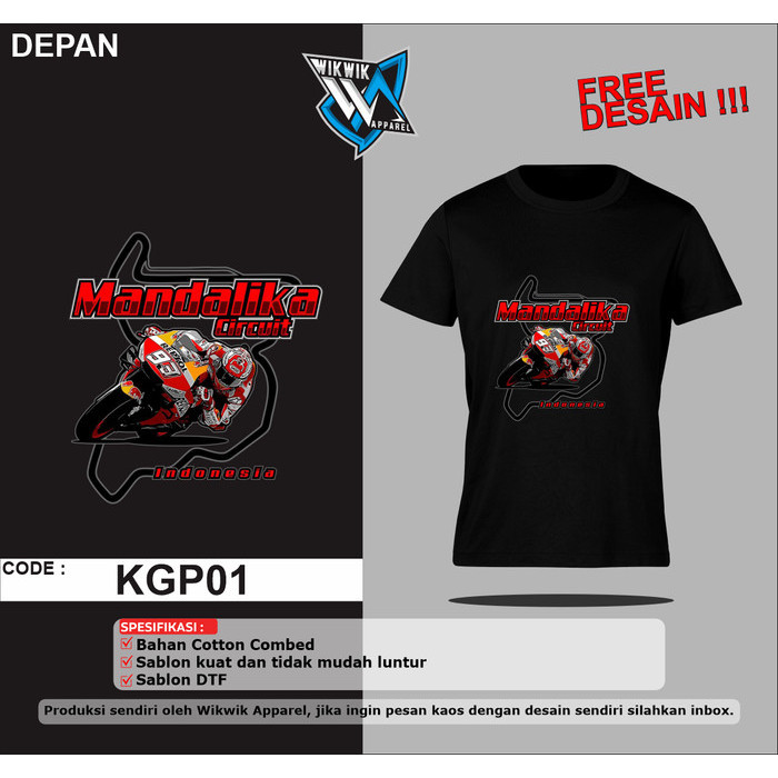 Kaos Marc Marquez mandalika