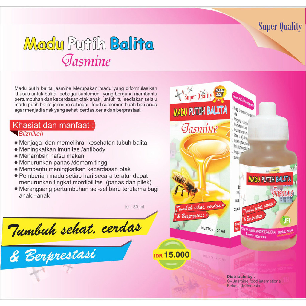 

MADU PUTIH BALITA JASMINe