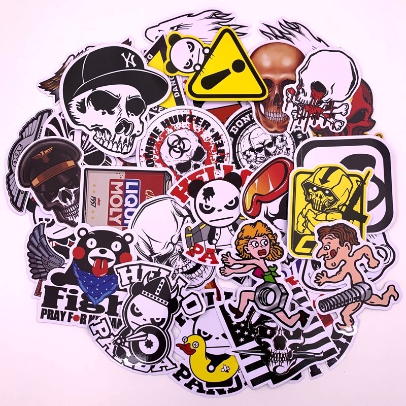 

40pcs Mixed funny brand DIY Sexy stickers for Home decor laptop sticker decal skateboard doodle Car Motorcycle Bicycle