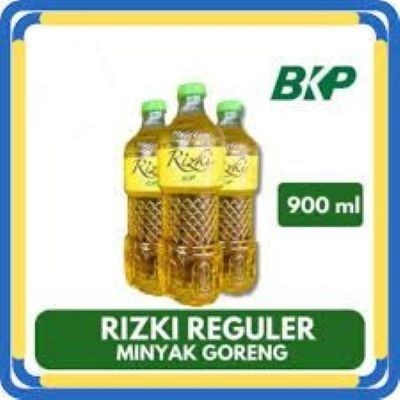 

minyak goreng rizki botol 900ml bening bkp