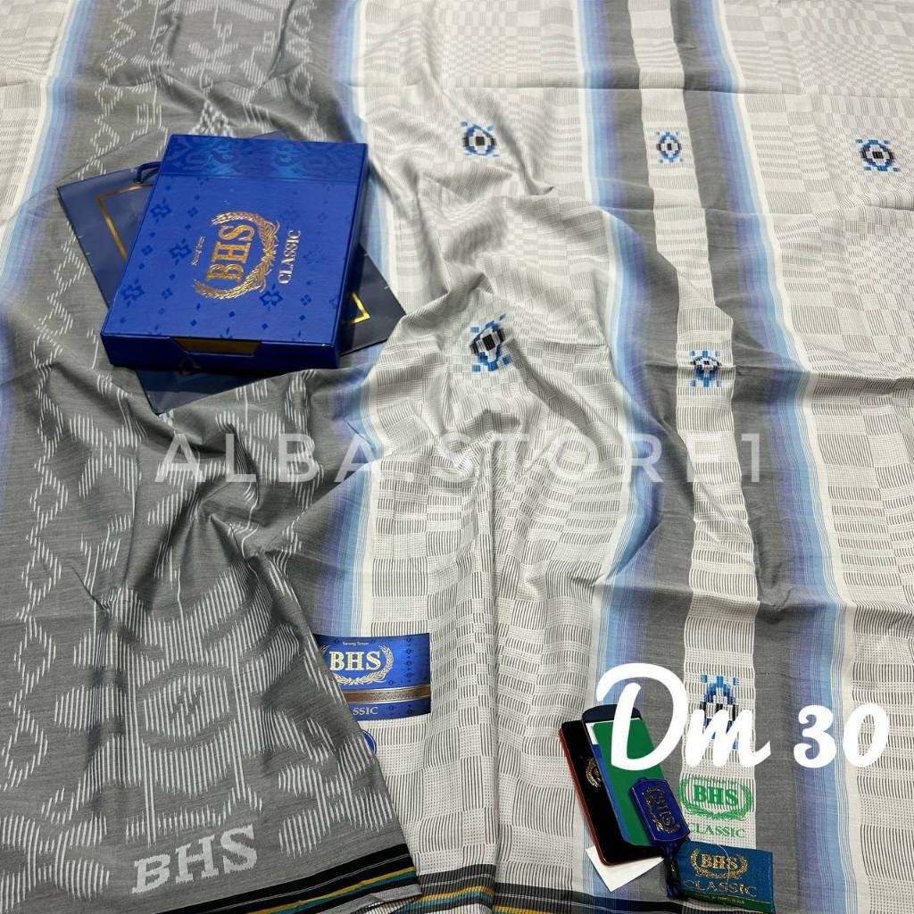 (MOTIF BARU) Sarung BHS Classic Songket Kawung Dobby Gold/SKT DAM/KDP | BHS Infinity|BHS COSMO ORI10