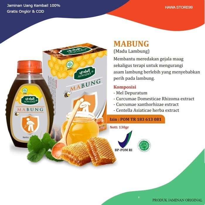 

Madu Asam Lambung Maag Gastritis Obat Herbal Alami Asli Original