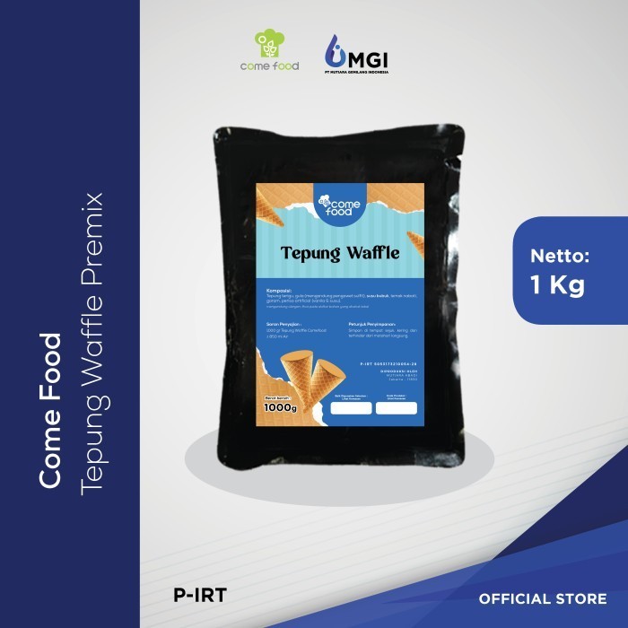 

Premix waffle cone powder / cone es krim / tepung waffle premix 1kg