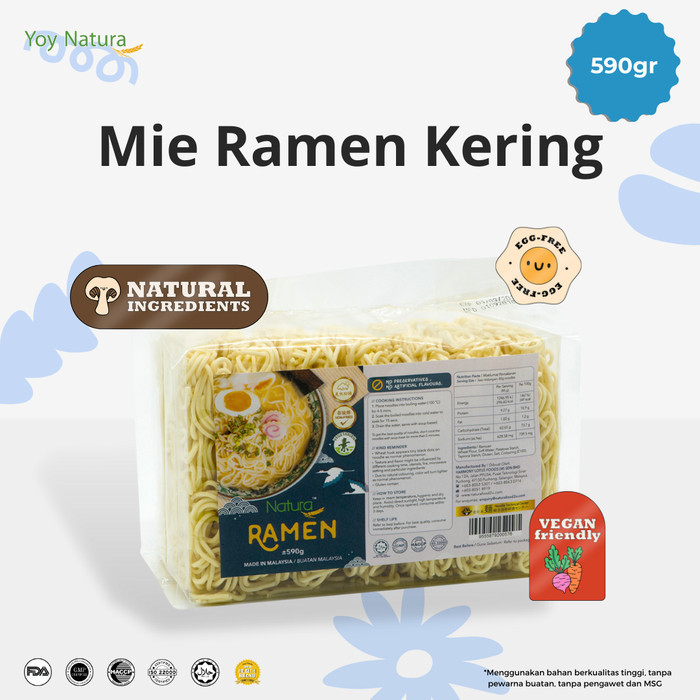 

Yoy Natura Mie Kering Ramen / Dry Ramen (Kagawa Japanese Noodle)