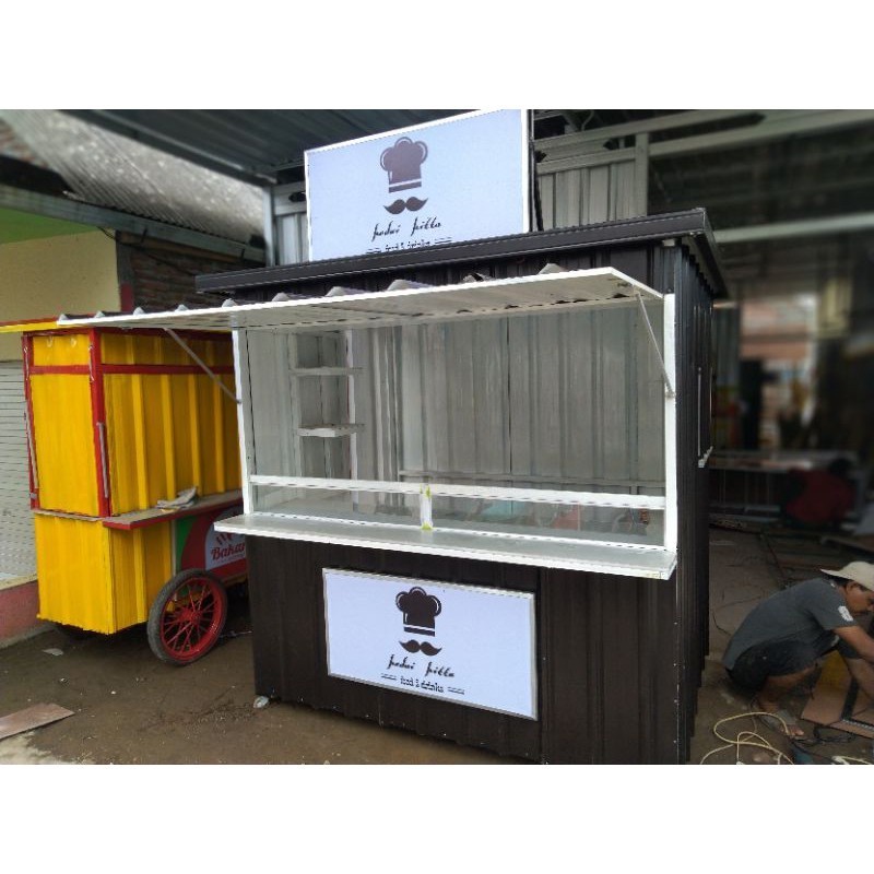 Booth Container / gerobak kontainer
