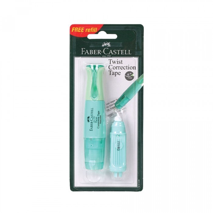 

Correction Tape Twist Tipe-X Faber-Castell 6m x 5mm Free Refill 16913R