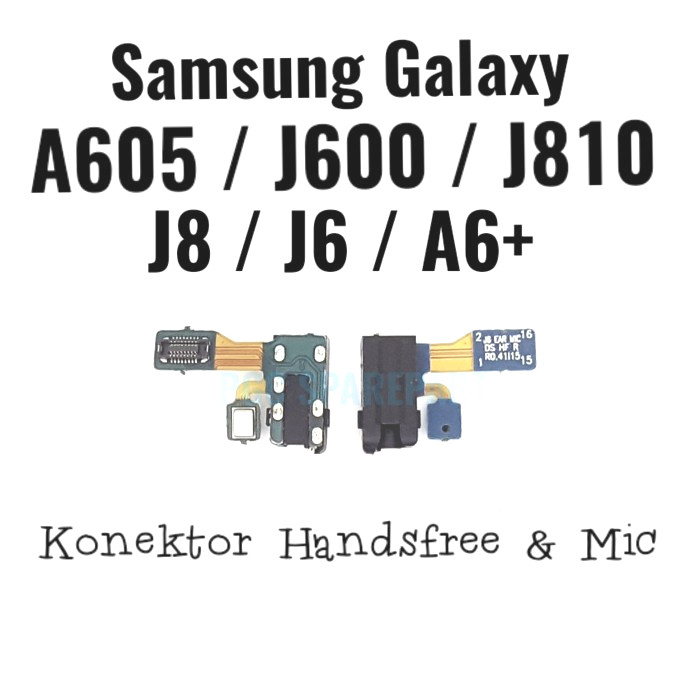 Flexible Konektor Handsfree & Mic Samsung A605 J600 J810 J8 J6 A6+