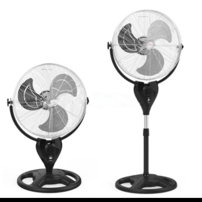 MASPION PW-500S Power Fan 20inch 2in1 Stand Desk Fan PW 500 S