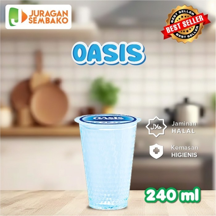

Oasis Air Mineral Gelas 240 ml ( 1 Kardus )