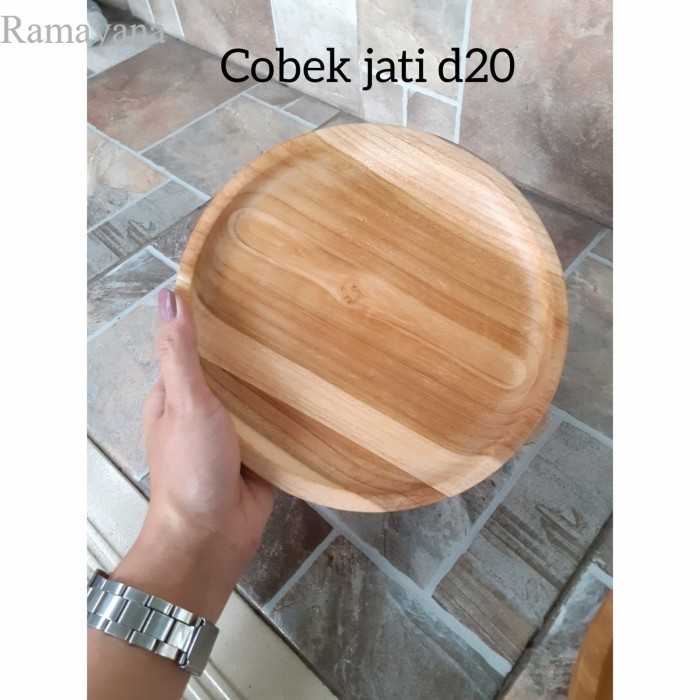 

Cobek Kayu Jati Diamater 20cm Murah