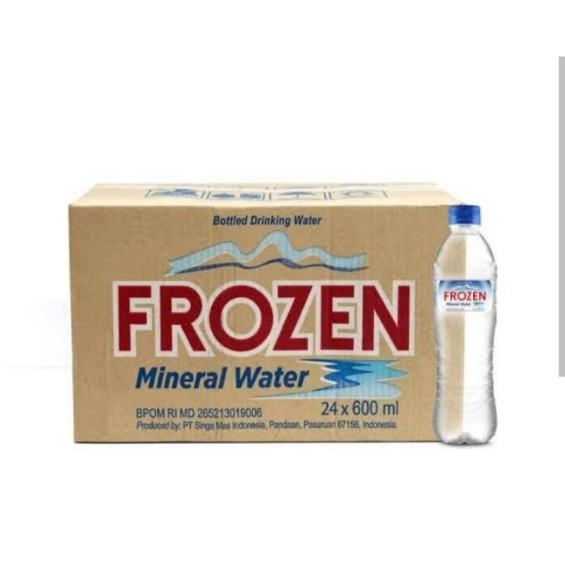 VikaStore FROZEN Air Mineral 600ml 1 dus isi 24 pcs